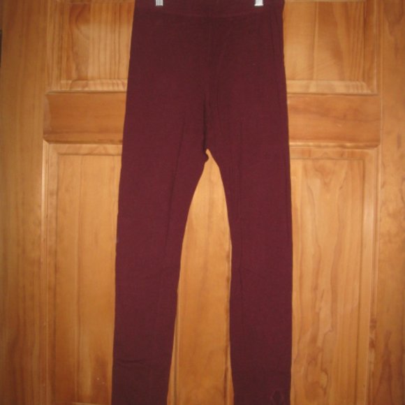 Old Navy Other - 5/$30 Girls Old Navy Burgundy Leggings